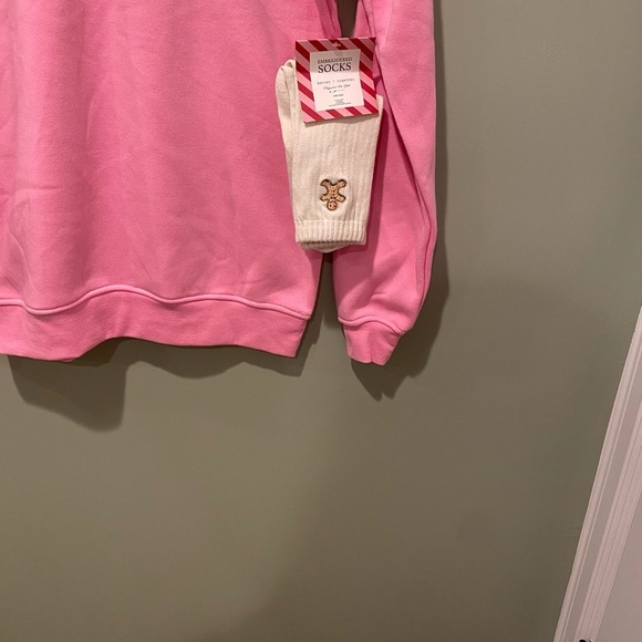 Better Together Christmas Holiday Frappe Gingerbread Coffee Sweatshirt NWT XS - Picture 5 of 8